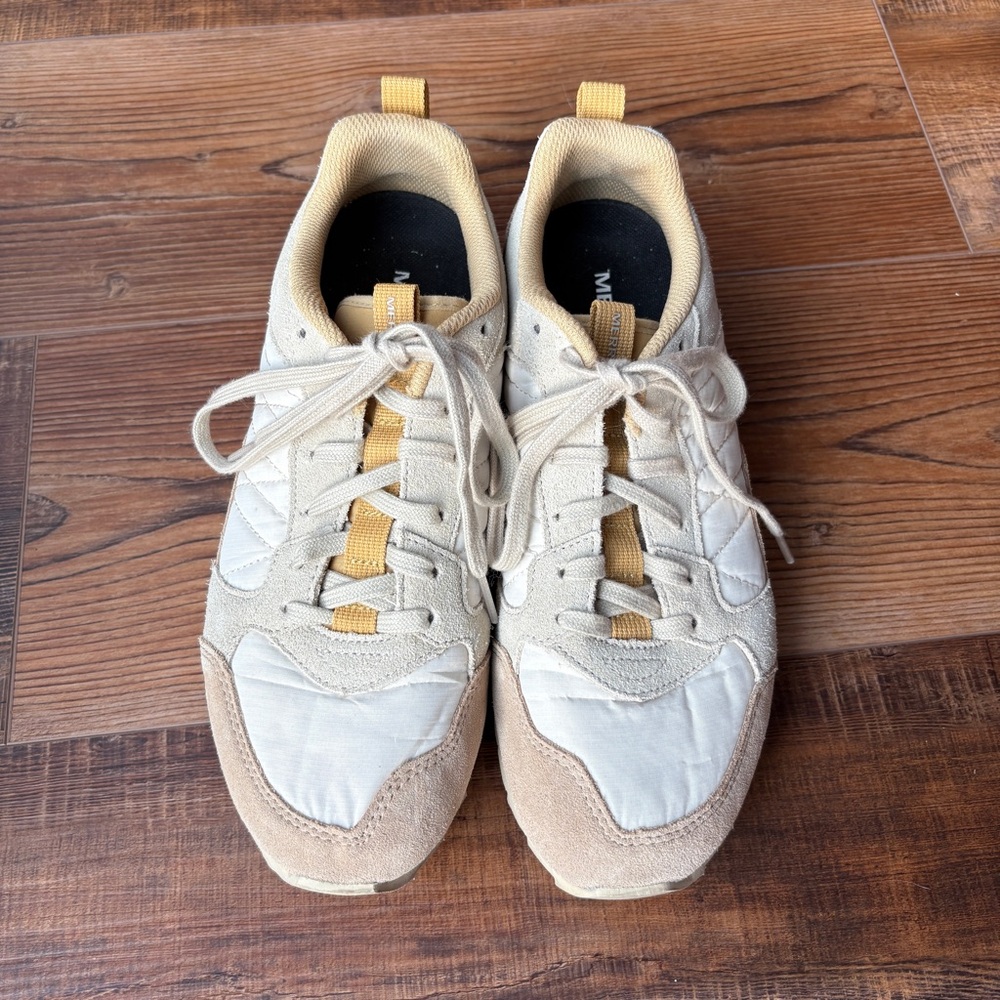 Merrell Tan and White Women's Sneakers